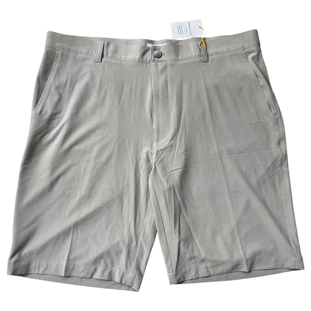 Peter Millar Shackleford Performance Shorts Beech Wood Golf Men's 38 NEW